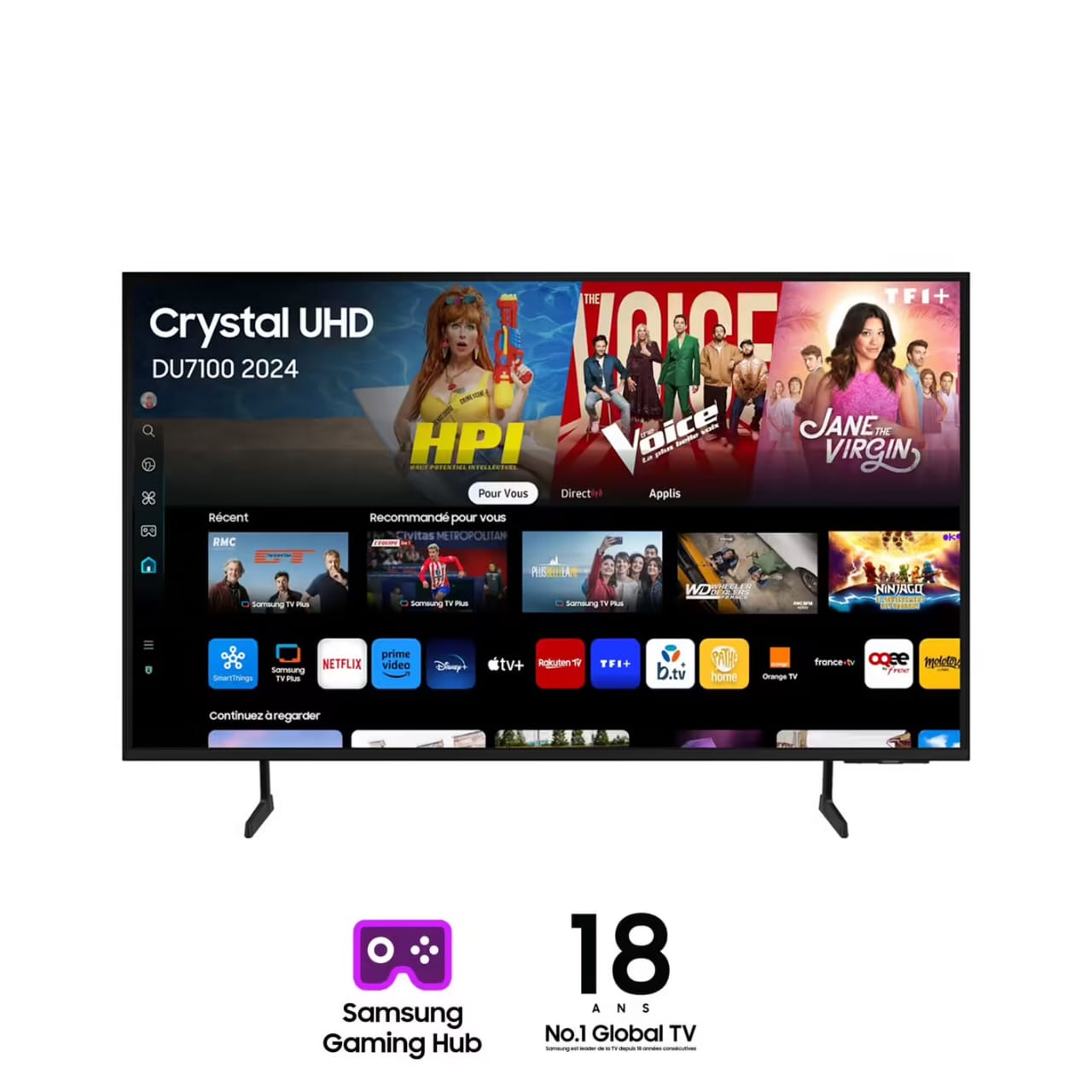 TELEVISEUR SAMSUNG 75" SMART ANDROID 75DU7100U 3