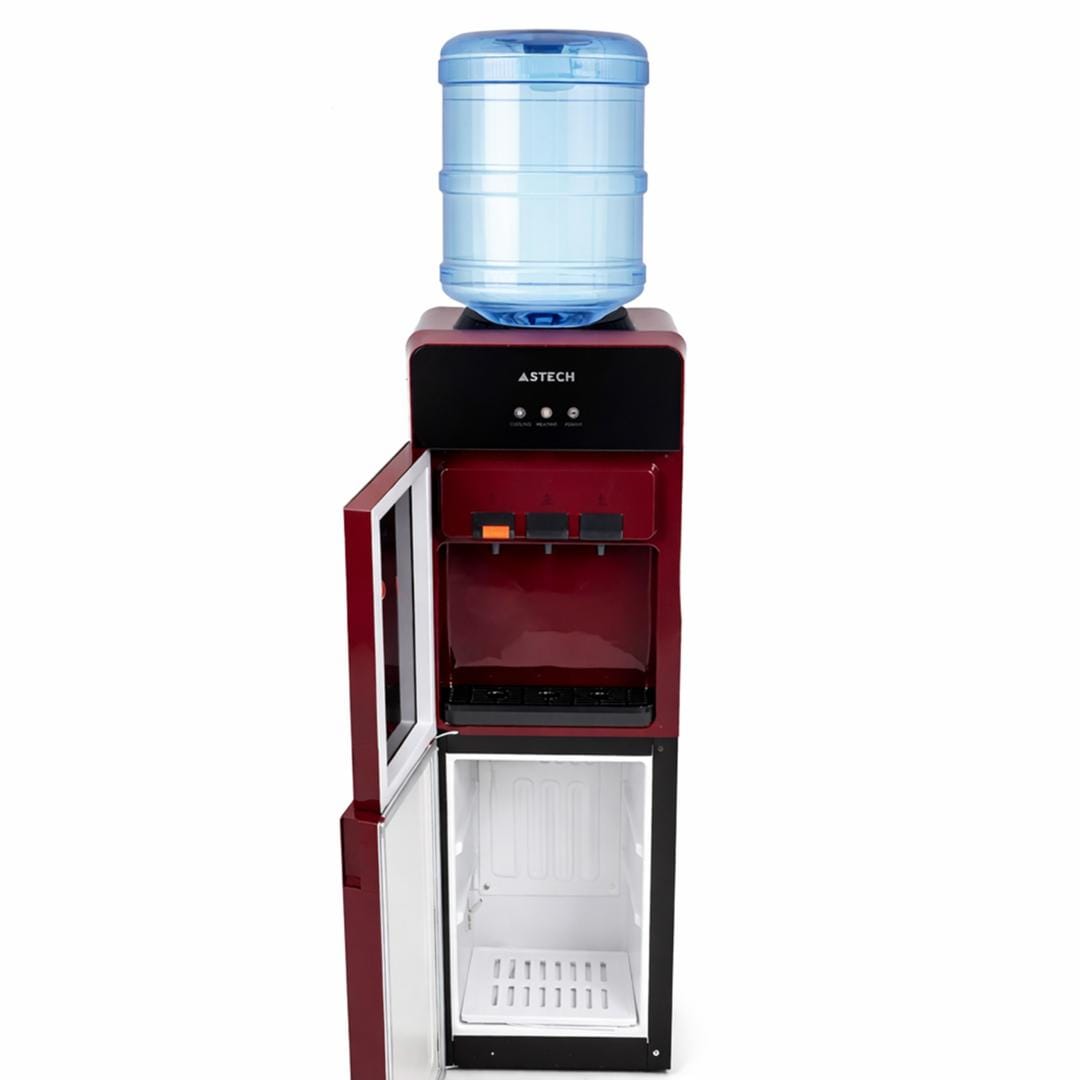 FONTAINE ASTECH AVEC FRIGO NOIR ROUGE ENT39VER