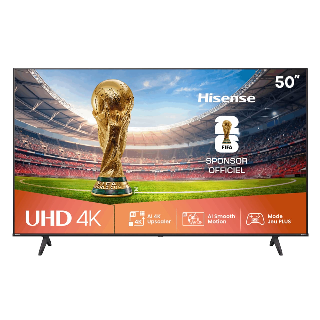 TELEVISEUR HISENSE 50" LED SMART VIDA UHD 50A40 4