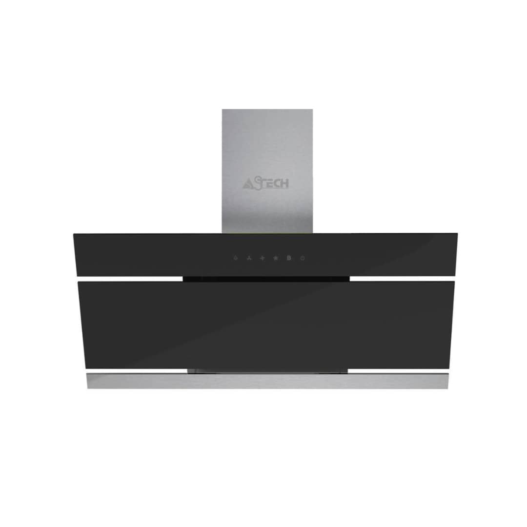 HOTTE DE CUISINE ASTECH ENCASTRABLE 90X60 NOIR HO90S44NOGMA/H090S43NOGMA
